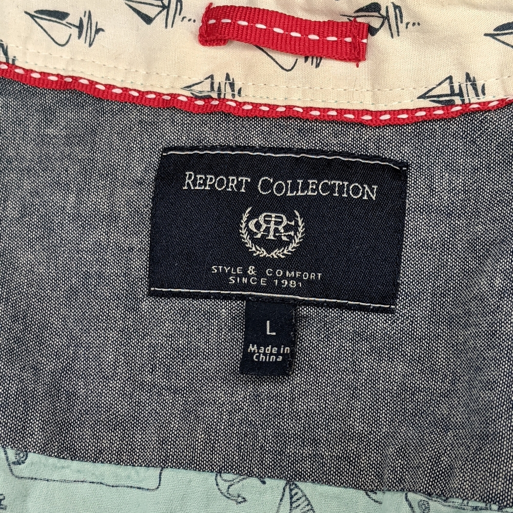 Nautical Print Button Up - Picture 8 of 11